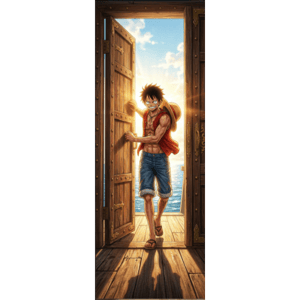 CAPA PAINEL PORTA ONE PIECE | TECIDO PREMIUM  | VÁRIOS MODELOS - 85cm x 2.10M