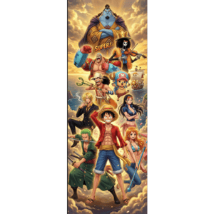 CAPA PAINEL PORTA ONE PIECE | TECIDO PREMIUM  | VÁRIOS MODELOS - 85cm x 2.10M