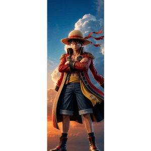 CAPA PAINEL PORTA ONE PIECE | TECIDO PREMIUM  | VÁRIOS MODELOS - 85cm x 2.10M