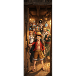 CAPA PAINEL PORTA ONE PIECE | TECIDO PREMIUM  | VÁRIOS MODELOS - 85cm x 2.10M