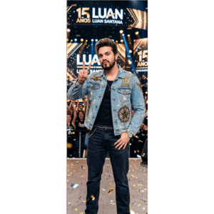 CAPA PAINEL PORTA LUAN SANTANA | TECIDO PREMIUM  | VÁRIOS MODELOS - 85cm x 2.10M