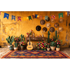 CAPA FUNDO FOTOGRÁFICO HORIZONTAL FESTA JUNINA | TECIDO PREMIUM  | VÁRIOS MODELOS - 2.20X1.50M