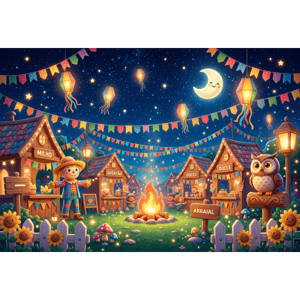 CAPA FUNDO FOTOGRÁFICO HORIZONTAL FESTA JUNINA | TECIDO PREMIUM  | VÁRIOS MODELOS - 2.20X1.50M