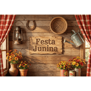 CAPA FUNDO FOTOGRÁFICO HORIZONTAL FESTA JUNINA | TECIDO PREMIUM  | VÁRIOS MODELOS - 2.20X1.50M