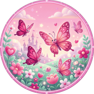 CAPA PAINEL REDONDO BORBOLETA | TECIDO PREMIUM  | VÁRIOS MODELOS - 1.50X1.50M E 50X50CM