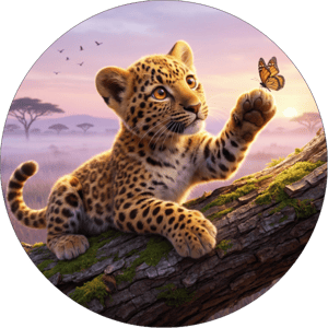 CAPA PAINEL REDONDO SAFARI | TECIDO PREMIUM  | VÁRIOS MODELOS - 1.50X1.50M E 50X50CM