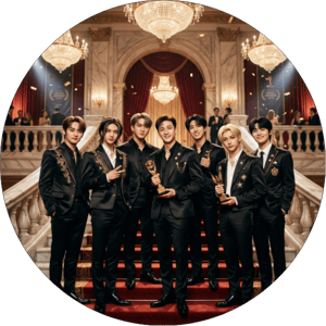 CAPA PAINEL REDONDO KPOP STRAY KIDS | TECIDO PREMIUM  | VÁRIOS MODELOS - 1.50X1.50M E 50X50CM