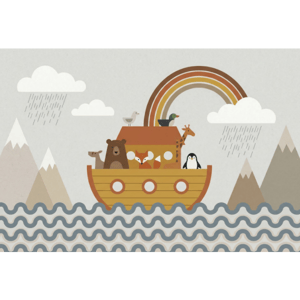 CAPA PAINEL FUNDO FOTOGRÁFICO ARCA DE NOÉ | TECIDO PREMIUM  | VÁRIOS MODELOS - 1.50X1.50M E 50X50CM