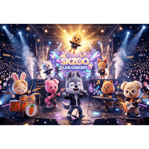 CAPA PAINEL FUNDO FOTOGRÁFICO KPOP STRAY KIDS | TECIDO PREMIUM  | VÁRIOS MODELOS - 1.50X1.50M E 50X50CM