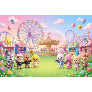 CAPA PAINEL FUNDO FOTOGRÁFICO KPOP STRAY KIDS | TECIDO PREMIUM  | VÁRIOS MODELOS - 1.50X1.50M E 50X50CM