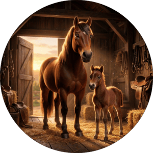 CAPA PAINEL REDONDO FAZENDINHA MENINO  | TECIDO PREMIUM  | VÁRIOS MODELOS - 1.50X1.50M E 50X50CM