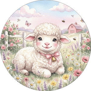 CAPA PAINEL REDONDO FAZENDINHA | TECIDO PREMIUM  | VÁRIOS MODELOS - 1.50X1.50M E 50X50CM