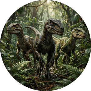 CAPA PAINEL REDONDO DINOSSAURO | TECIDO PREMIUM  | VÁRIOS MODELOS - 1.50X1.50M E 50X50CM