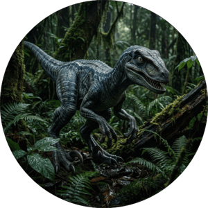 CAPA PAINEL REDONDO DINOSSAURO | TECIDO PREMIUM  | VÁRIOS MODELOS - 1.50X1.50M E 50X50CM