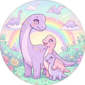 CAPA PAINEL REDONDO DINOSSAURO | TECIDO PREMIUM  | VÁRIOS MODELOS - 1.50X1.50M E 50X50CM