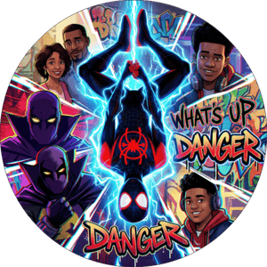 CAPA PAINEL REDONDO HERÓI HOMEM-ARANHA | TECIDO PREMIUM  | VÁRIOS MODELOS - 1.50X1.50M E 50X50CM