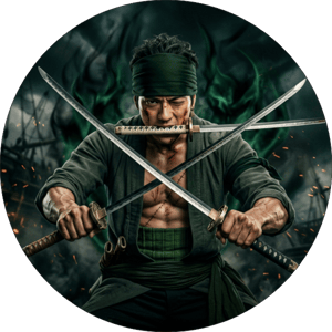 CAPA PAINEL REDONDO ANIME ONE PIECE | TECIDO PREMIUM  | VÁRIOS MODELOS - 1.50X1.50M E 50X50CM