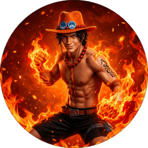 CAPA PAINEL REDONDO ANIME ONE PIECE | TECIDO PREMIUM  | VÁRIOS MODELOS - 1.50X1.50M E 50X50CM