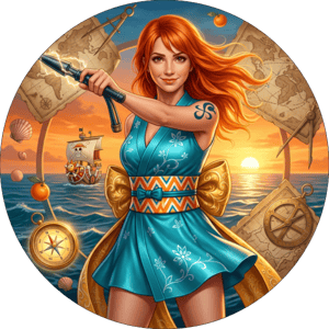 CAPA PAINEL REDONDO ANIME ONE PIECE | TECIDO PREMIUM  | VÁRIOS MODELOS - 1.50X1.50M E 50X50CM