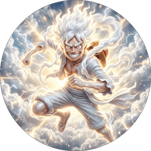 CAPA PAINEL REDONDO ANIME ONE PIECE | TECIDO PREMIUM  | VÁRIOS MODELOS - 1.50X1.50M E 50X50CM