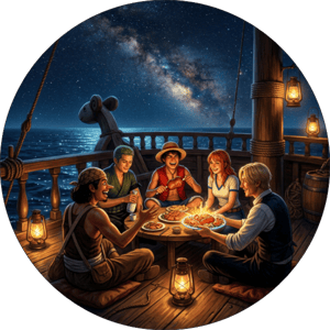 CAPA PAINEL REDONDO ANIME ONE PIECE | TECIDO PREMIUM  | VÁRIOS MODELOS - 1.50X1.50M E 50X50CM