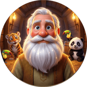 CAPA PAINEL REDONDO ARCA DE NOÉ | TECIDO PREMIUM  | VÁRIOS MODELOS - 1.50X1.50M E 50X50CM