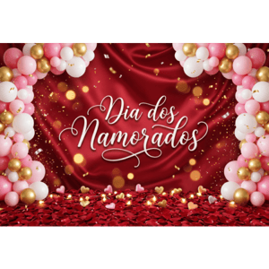 CAPA FUNDO FOTOGRÁFICO HORIZONTAL DIA DOS NAMORADOS | TECIDO PREMIUM  | VÁRIOS MODELOS - 2.20X1.50M