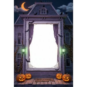 CAPA FUNDO INTERATIVO HALLOWEEN | TECIDO PREMIUM  | VÁRIOS MODELOS - 1.50X2.20M