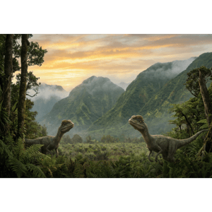 CAPA FUNDO FOTOGRÁFICO HORIZONTAL DINOSSAURO | TECIDO PREMIUM  | VÁRIOS MODELOS - 2.20X1.50M