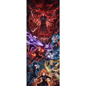 CAPA PAINEL PORTA JUJUTSU KAISEN | TECIDO PREMIUM  | VÁRIOS MODELOS - 85cm x 2.10M