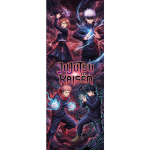 CAPA PAINEL PORTA JUJUTSU KAISEN | TECIDO PREMIUM  | VÁRIOS MODELOS - 85cm x 2.10M