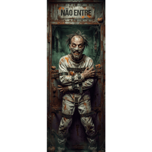 CAPA PAINEL PORTA HALLOWEEN | TECIDO PREMIUM  | VÁRIOS MODELOS - 85cm x 2.10M