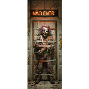 CAPA PAINEL PORTA HALLOWEEN | TECIDO PREMIUM  | VÁRIOS MODELOS - 85cm x 2.10M