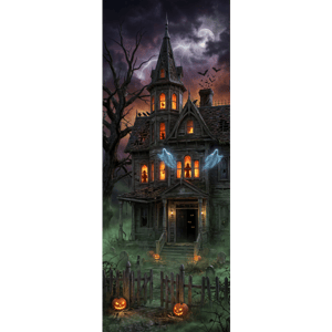 CAPA PAINEL PORTA HALLOWEEN | TECIDO PREMIUM  | VÁRIOS MODELOS - 85cm x 2.10M
