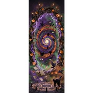 CAPA PAINEL PORTA HALLOWEEN | TECIDO PREMIUM  | VÁRIOS MODELOS - 85cm x 2.10M