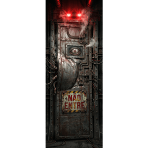 CAPA PAINEL PORTA HALLOWEEN | TECIDO PREMIUM  | VÁRIOS MODELOS - 85cm x 2.10M