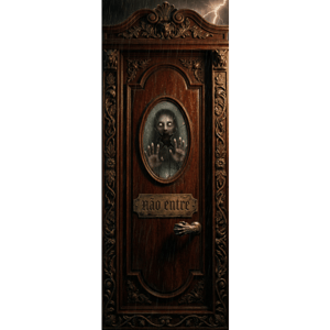 CAPA PAINEL PORTA HALLOWEEN | TECIDO PREMIUM  | VÁRIOS MODELOS - 85cm x 2.10M