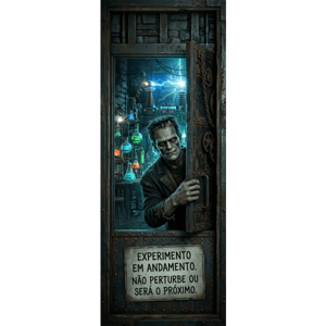 CAPA PAINEL PORTA HALLOWEEN | TECIDO PREMIUM  | VÁRIOS MODELOS - 85cm x 2.10M