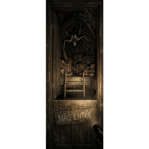CAPA PAINEL PORTA HALLOWEEN | TECIDO PREMIUM  | VÁRIOS MODELOS - 85cm x 2.10M