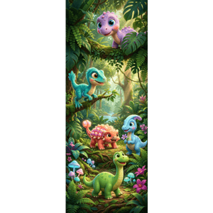 CAPA PAINEL PORTA DINOSSAURO | TECIDO PREMIUM  | VÁRIOS MODELOS - 85cm x 2.10M