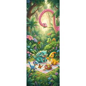 CAPA PAINEL PORTA DINOSSAURO | TECIDO PREMIUM  | VÁRIOS MODELOS - 85cm x 2.10M