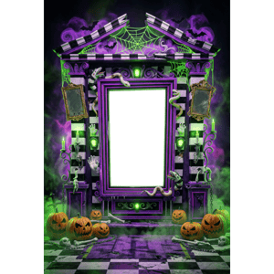 CAPA FUNDO INTERATIVO HALLOWEEN | TECIDO PREMIUM  | VÁRIOS MODELOS - 1.50X2.20M