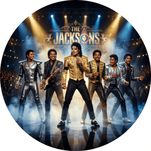 CAPA PAINEL REDONDO MICHAEL JACKSON | TECIDO PREMIUM  | VÁRIOS MODELOS - 1.50X1.50M E 50X50CM