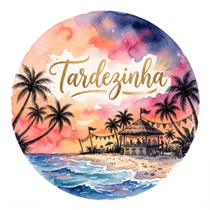 CAPA PAINEL REDONDO TARDEZINHA | TECIDO PREMIUM  | VÁRIOS MODELOS - 1.50X1.50M E 50X50CM