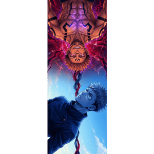 CAPA PAINEL PORTA JUJUTSU KAISEN | TECIDO PREMIUM  | VÁRIOS MODELOS - 85cm x 2.10M