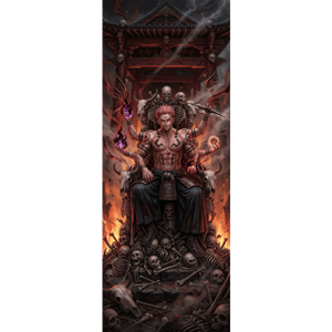 CAPA PAINEL PORTA JUJUTSU KAISEN | TECIDO PREMIUM  | VÁRIOS MODELOS - 85cm x 2.10M