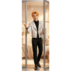 CAPA PAINEL PORTA STRAY KIDS | TECIDO PREMIUM  | VÁRIOS MODELOS - 85cm x 2.10M