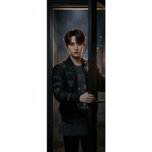 CAPA PAINEL PORTA STRAY KIDS | TECIDO PREMIUM  | VÁRIOS MODELOS - 85cm x 2.10M