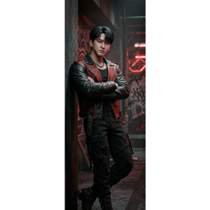 CAPA PAINEL PORTA STRAY KIDS | TECIDO PREMIUM  | VÁRIOS MODELOS - 85cm x 2.10M
