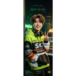 CAPA PAINEL PORTA STRAY KIDS | TECIDO PREMIUM  | VÁRIOS MODELOS - 85cm x 2.10M